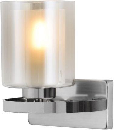 Lumina Deco LAMPA ŚCIENNA KINKIET LOFT CHROMOWANY SANTINI W1 (LDW12201CHR)