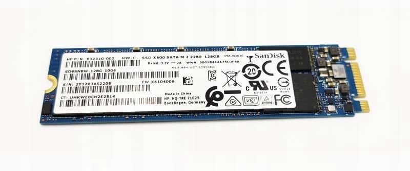 Dysk SSD Sandisk Ssd 128Gb 932310-002 M.2 2280 Sata X600
