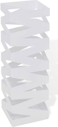 Elior Biały Modernistyczny Metalowy Parasolnik Nauro 3S