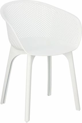 Elior Ażurowe Krzesło Białe Bliss