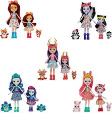 Zdjęcie Mattel Enchantimals Lalki siostry 2-pak Ast. HCF79 - Warszawa