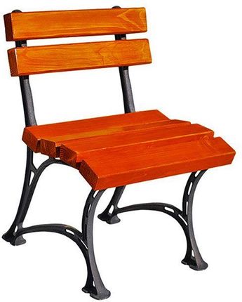Elior Drewniane Krzesło Ogrodowe Figaro Palisander