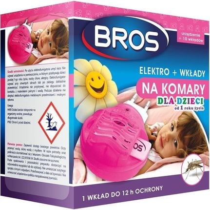 Bros Elektro Dla Dzieci + 10 Wkładów Na Komary