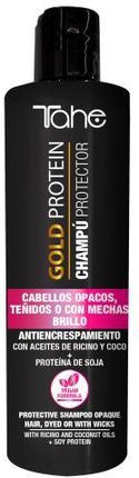 Tahe Gold Protein Szampon Ochronny Do Włosów Farbowanych Przeciw Puszeniu 300 ml