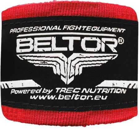 Beltor Platinum Fitness Boxing Hand Wraps Elastic Foliopak B0879 Red 3M 579493