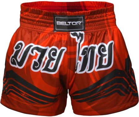 Beltor Platinum Fitness Muay Thai Shorts 01 Bw B1215 Red 579706