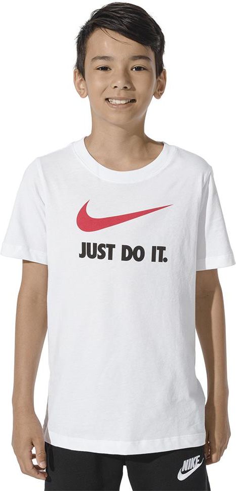 Nike B NSW JDI Swoosh Tee AR5249 100 Ceny i opinie Ceneo.pl