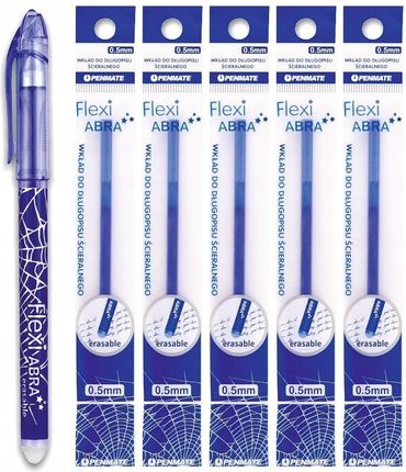 Penmate Długopis Ścieralny Flexi Abra Niebieski + 5X Wkład