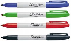 Sharpie Marker Permanentny Fine 4 Kolory - zdjęcie 1
