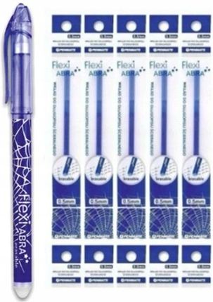 Penmate Długopis Ścieralny Flexi Abra Niebieski +5 Wkładów