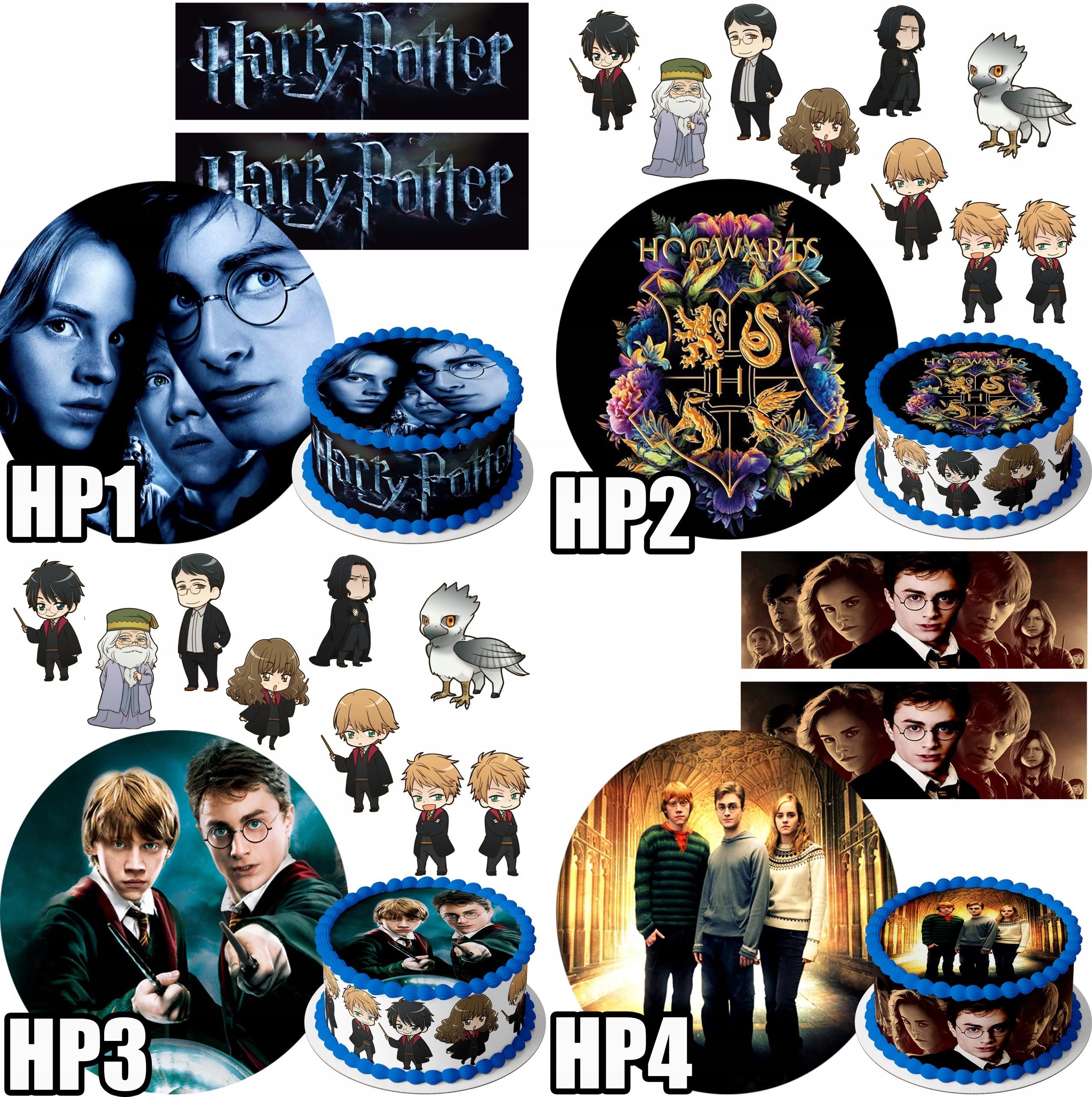 Harry Potter 7 Teil 2 Stream Deutsch Zestaw Opłatek Na Tort Harry Potter+ Postaci 9szt (11444353677) - Ceny