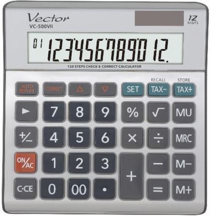 Vector Kalkulator Biurowy Vc 500Vii | 12 Miejsc Metalowy