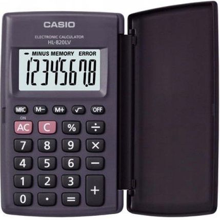 Casio Kalkulator Kieszonkowy Hl 820Lv B   8 Cyfr