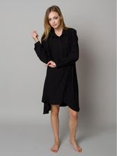 Zdjęcie Czarna asymetryczna koszula nocna - Goniądz