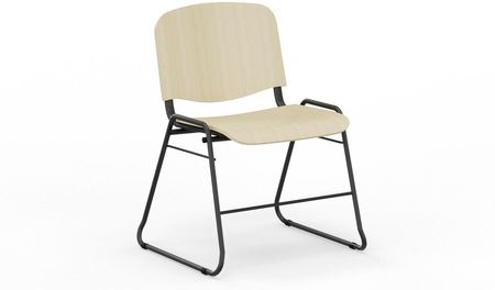 Nowy Styl Krzesło Konferencyjne Iso Cfs Wood (Black / Alu)
