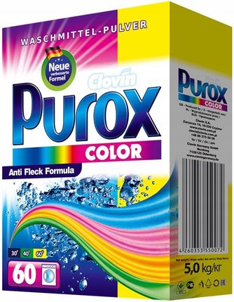 Purox Clovin Color Proszek Do Prania Uniwersalny 5kg