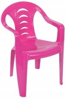 Ołer Fotelik Krzesło Dziecięce Tola Różowe
