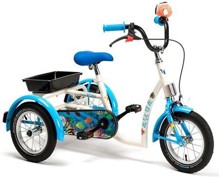 Vermeiren Rower rehabilitacyjny trójkołowy dla dzieci w wieku 3-7 lat Aqua