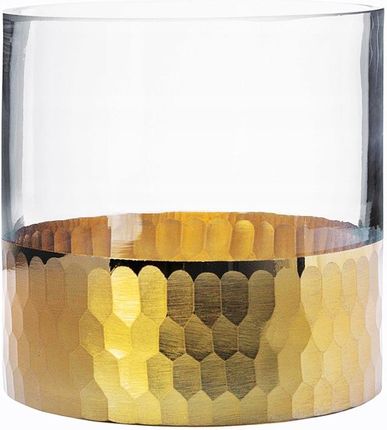 Golden Honey Wazon Świecznik Szklany H-12cm
