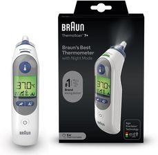 BRAUN IRT6525 THERMOSCAN 7+ Termometr douszny z latarką, trybem nocnym, Age Precision