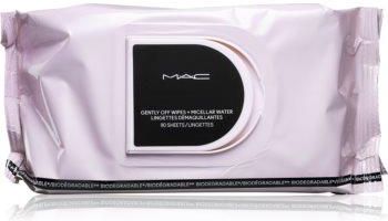 Mac Cosmetics Gently Off Wipes + Micellar Water Chusteczki Oczyszczające Do Makijażu 80szt.