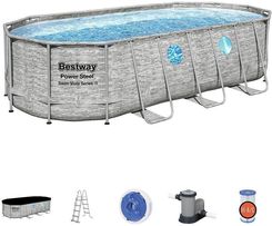 Zdjęcie Basen Bestway Power Steel Swim Vista 56716 549x274x122cm - Reszel
