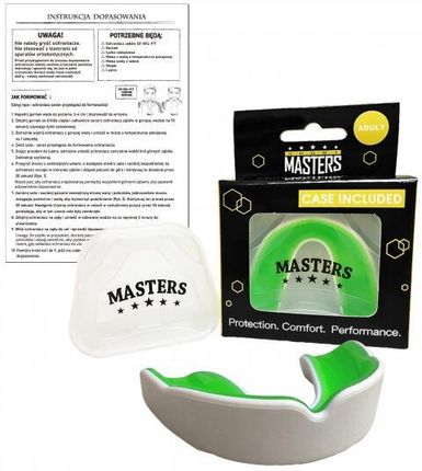 Masters Fight Equipment Ochraniacze Zębów Oz Gel Fit Junior Green Zielony