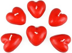Zdjęcie Arpex Świeczki Pływające Czerwone Serca 6szt. - Janikowo