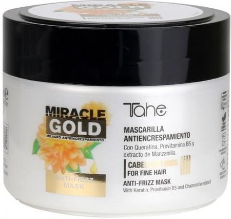 Tahe Miracle Gold, wygładzająca maska do włosów cienkich i puszących się 300ml