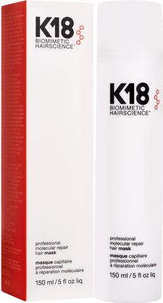 K18 Leave-in Profssional Molecular Repair Hair Mask Profesjonalna Molekularna Maska do Włosów bez Spłukiwania 150ml