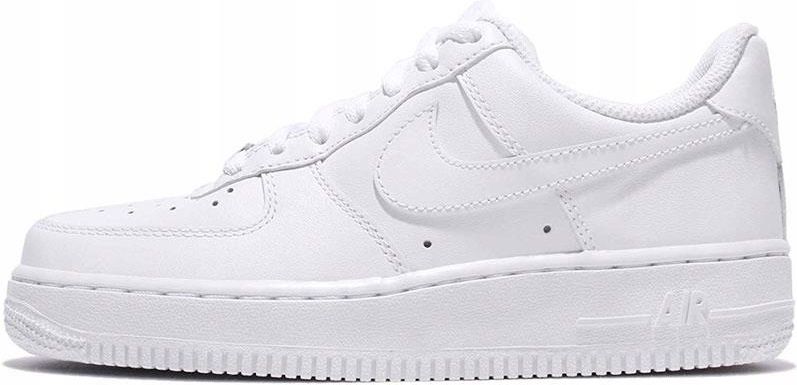 buty nike air force 1 low białe różowe