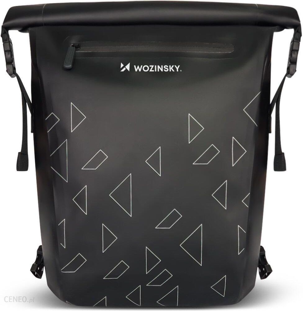 Wozinsky Wodoszczelny Plecak Torba 2W1 23L Czarny Wbb31Bk
