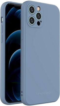Wozinsky Color Case Silikonowe Elastyczne Wytrzymałe Etui iphone 13 Mini Niebieski