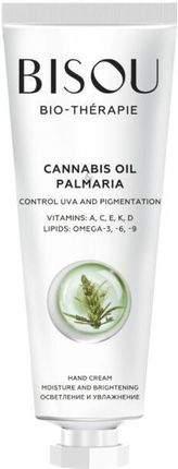 Rosja Bisou Hand krem do rąk Cannabis Oil & Palmaria