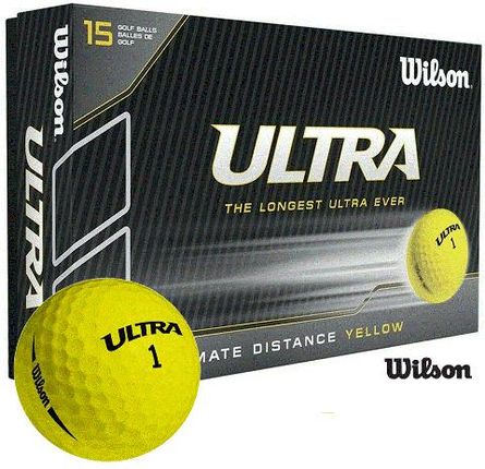 Wilson Staff Piłki Golfowe Ultra Lue Ultimate Distance Żółte 15 Szt (Wgwr60600)