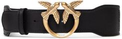 Pinko Pasek Damski Love Monogram Belt H6 20221 PLT01 1H2125.Y87J Czarny