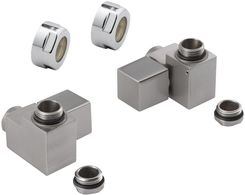 Zdjęcie Sapho Cube Combi Prawy Stal NierdzSzczotk CP562S - Biała Rawska