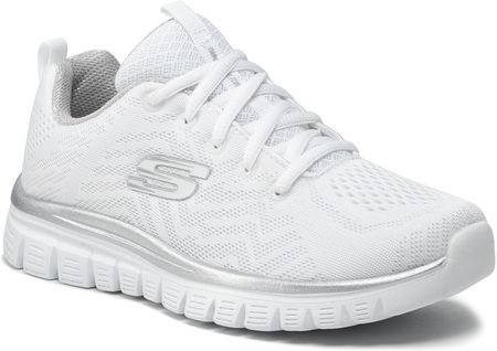 Buty SKECHERS - Get Connected 12615/WSL White/Silver