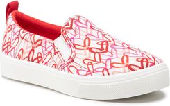Tenisówki SKECHERS - Poppy 155503/WRPK White/Red/Pink