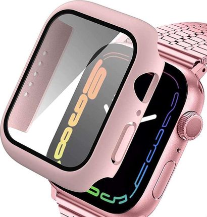 Alogy Etui Do Smartwatcha Nakładka Ze Szkłem Watch 4/5/6/Se 40mm Różowy