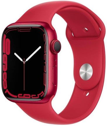 Apple Watch Series 7 Cellular Koperta 45 mm z aluminium w kolorze PRODUCTRED z paskiem sportowym w kolorze PRODUCTRED (MKJU3DH/A)