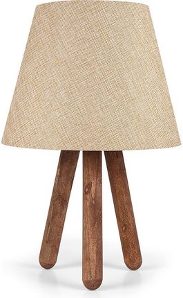 Opviq Lampa stołowa w kolorze beżowo-brązowym - wys. 33 cm