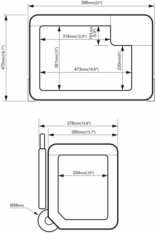 Yeticool Bcx40 39l Czarny Szary