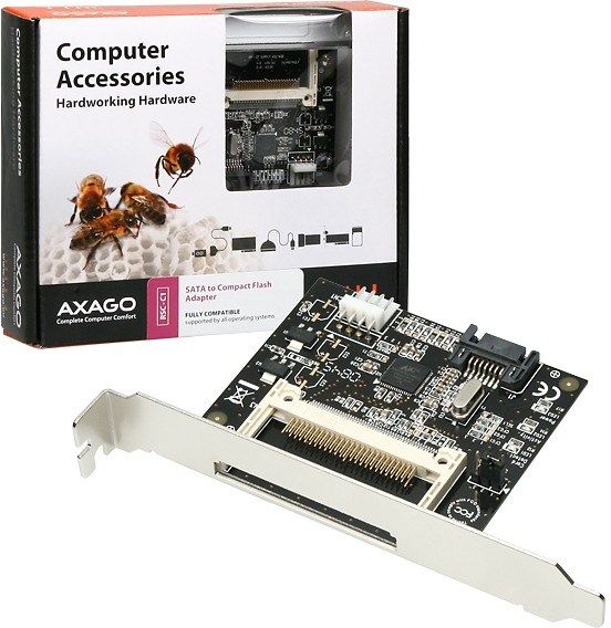 Czytnik karty Flash Axago RSCC1 SATA 1x Compact Flash adapter