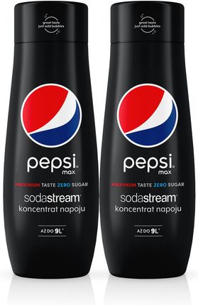SodaStream Syrop Pepsi Max 440 ml 2 sztuki