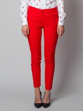 Zdjęcie Czerwono-pomarańczowe klasyczne spodnie garniturowe - Łapy