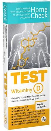 Milapharm Test na poziom witaminy D3, 1 szt.