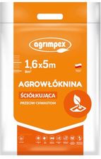 Zdjęcie Agrowłóknina Ściółkująca Przeciw Chwastom 1,6 5M + Szpilki 10Szt. - Ciechanów