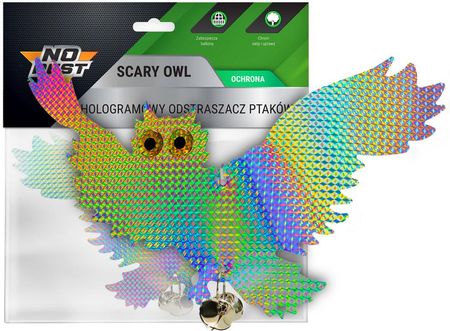 Hologramowa Sowa Scary Owl No Pest Sylwetka Ptaka Drapieżnego Odstraszacz