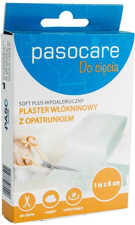 Drobne Akcesoria Medyczne Plaster Z Opatrunkiem Soft Plus Hipoalergiczny Pasocare Ceny I